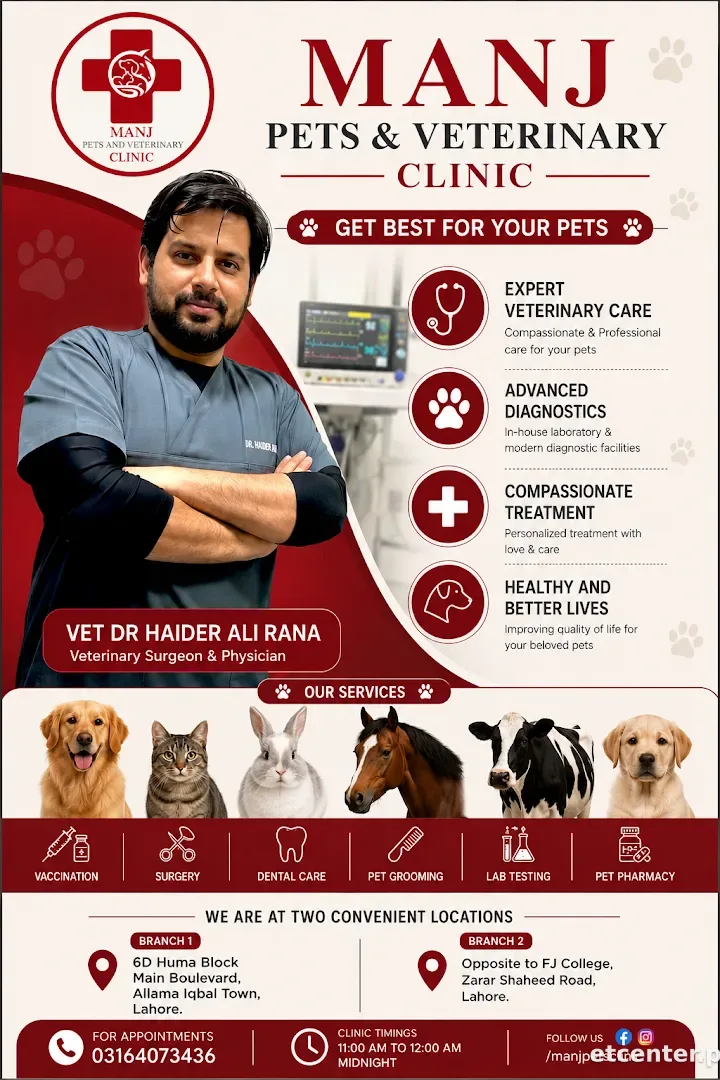 Manj Pets and Veterinary Clinic