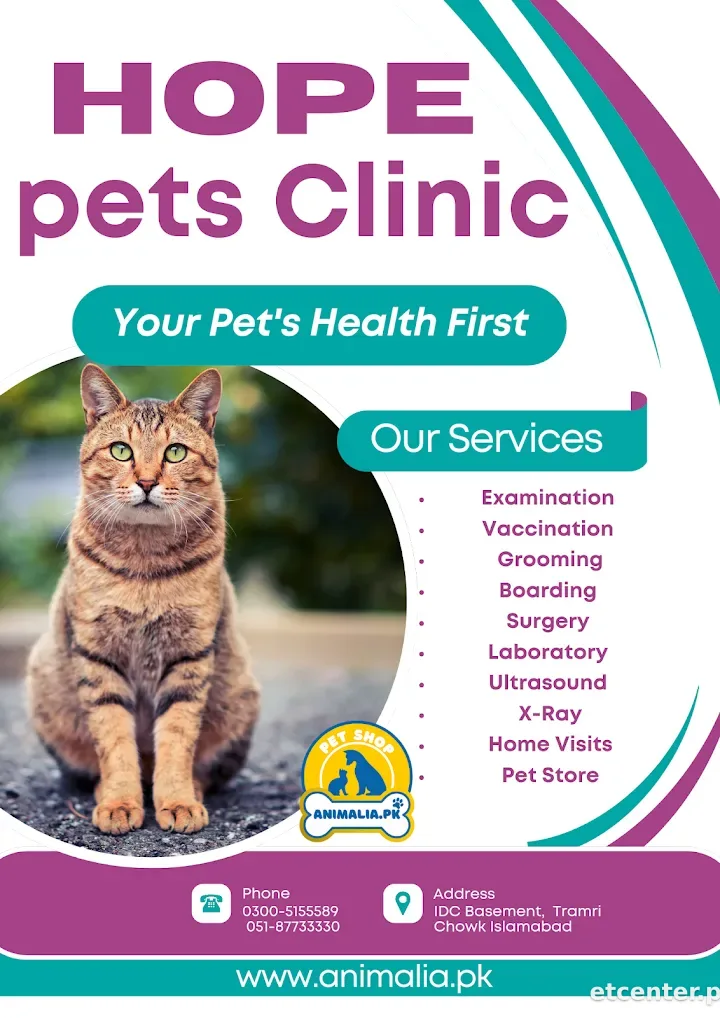 Hope Pets Clinic Islamabad